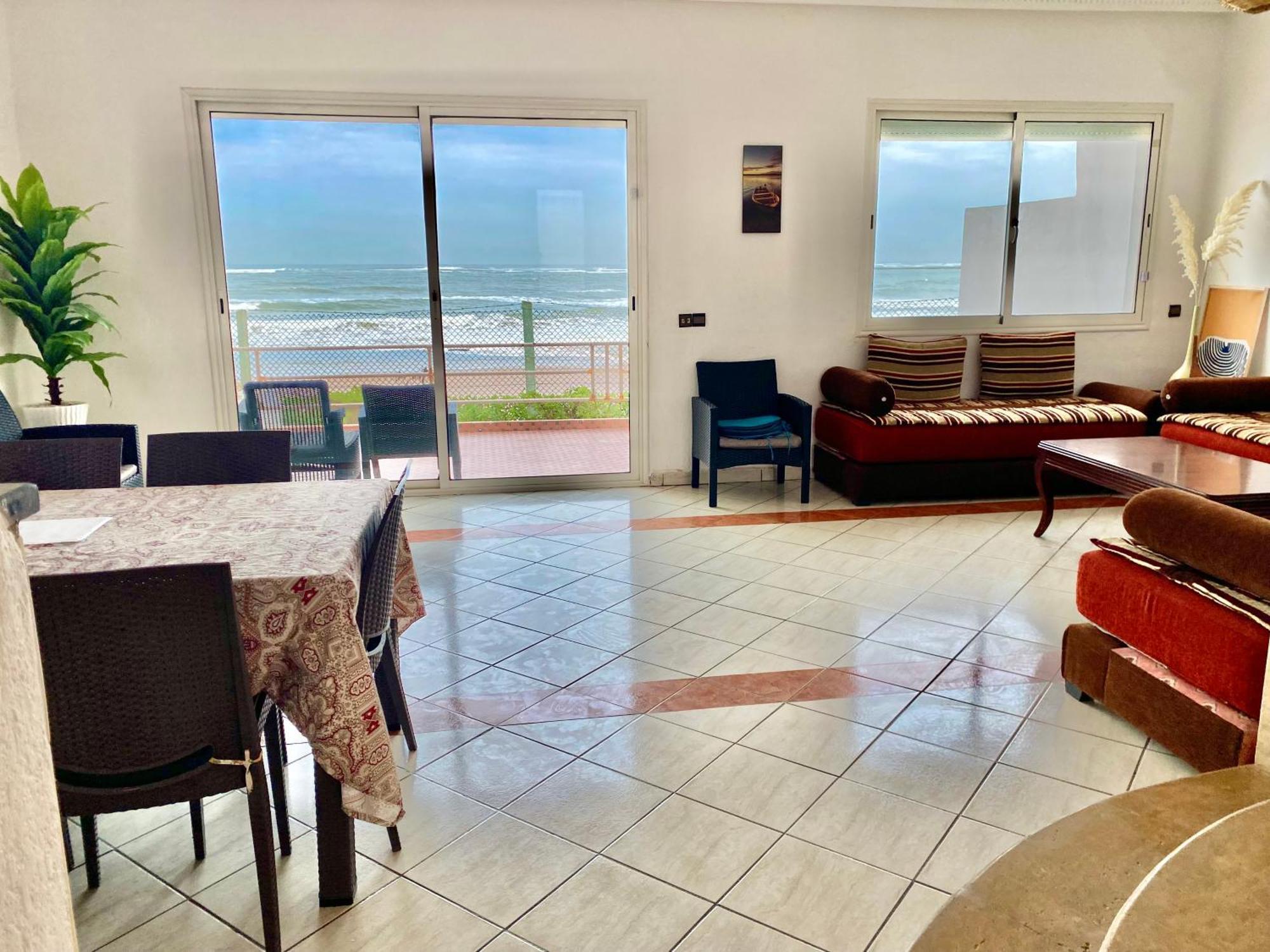 Splendid Beachfront Villa In Sidi Bouzid Beach With Pool Douar Ourlali Exterior foto